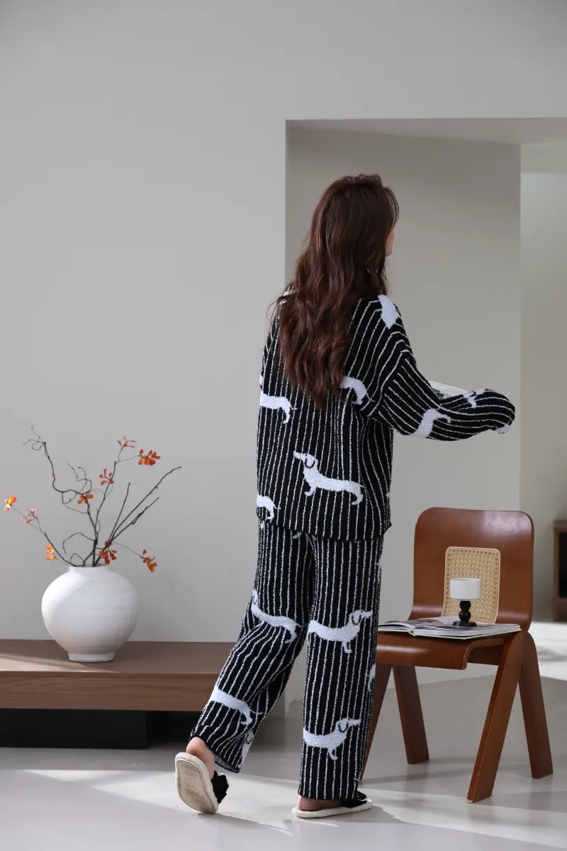 Soft Fleece Homewear Suit ສໍາລັບແມ່ຍິງ