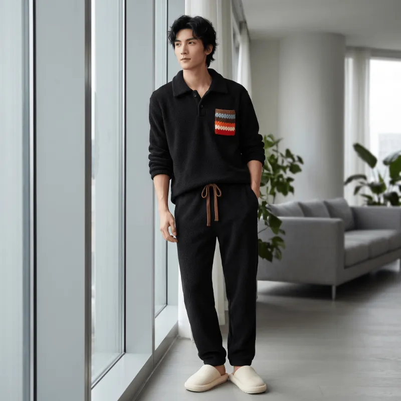 Fleece Pajamas ສໍາລັບຜູ້ຊາຍ Fleece Pajamas ສໍາລັບຜູ້ຊາຍ