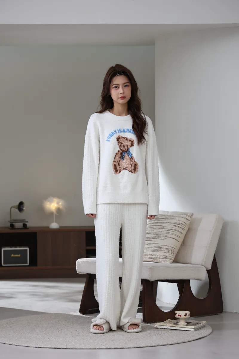 Soft Fleece Homewear suits ສໍາລັບແມ່ຍິງ Soft Fleece Homewear suits ສໍາລັບແມ່ຍິງ